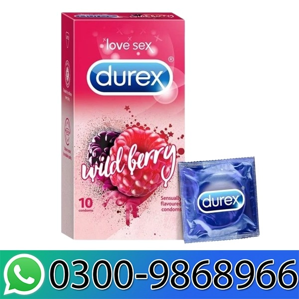 Durex Extra Thin Wild Strawberry Condom In Pakistan