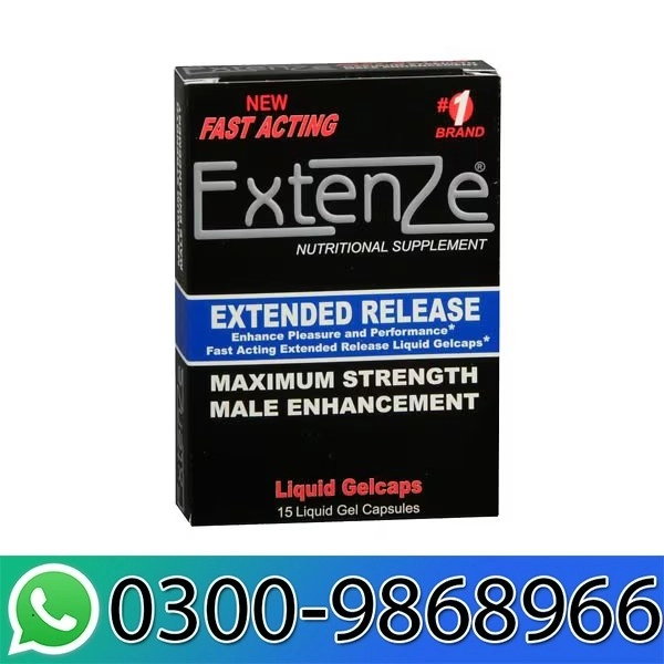 Extenze 30 Tablets Price in Pakistan 
