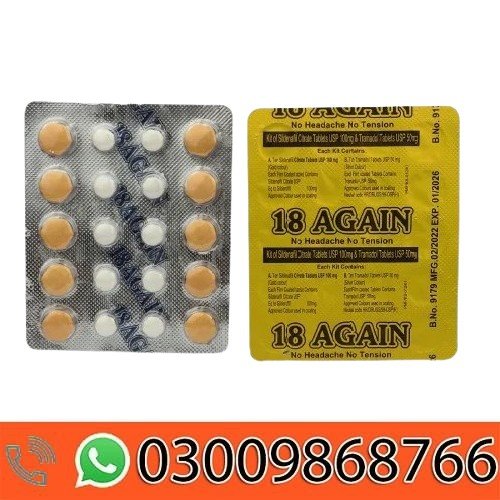 18 Again Sildenafil Citrate Tablets In Pakistan