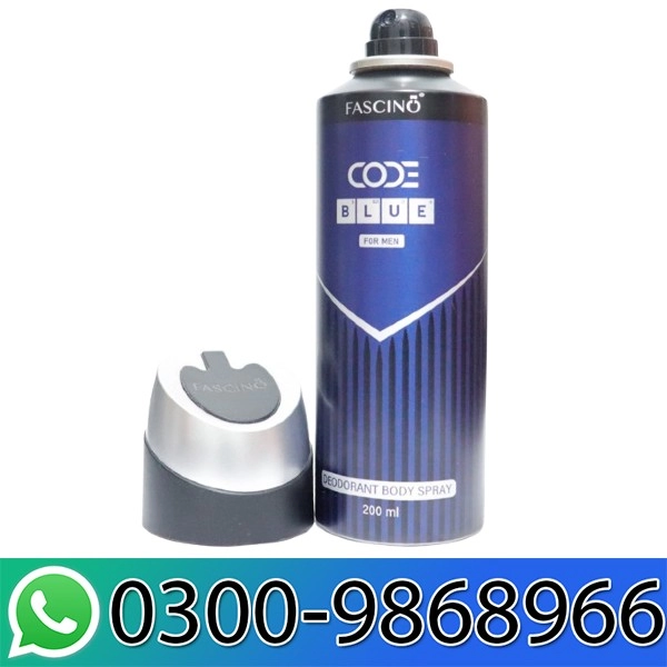 Fascino Code Blue Deodorant Body Spray In Pakistan