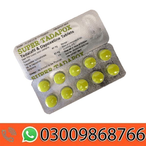 Tadalafil & Dapoxetine TadaPox Tablet Price In Pakistan