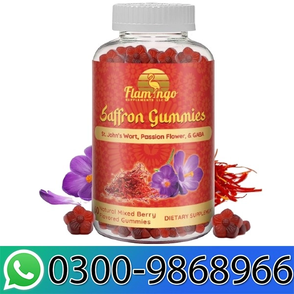 Flamingo Supplements Saffron Gummies In Pakistan