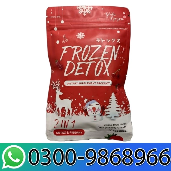 Frozen Detox Capsules 2 In 1 Detox & Fiberry In Pakistan