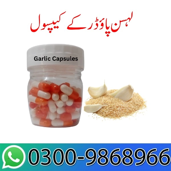 Garlic Powder Capsules Powerful Health Boost Naturally In Pakistan