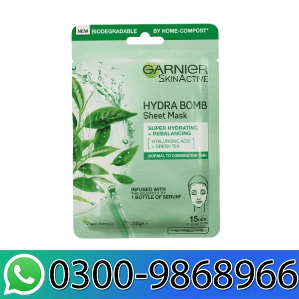 Green Tea Tissue Face Mask In Pakistan