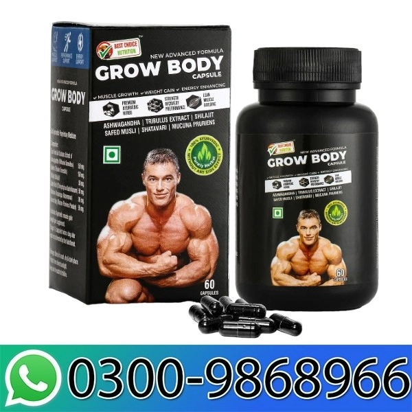 Grow Body Capsules By Best Choice Nutrition In Pakistan