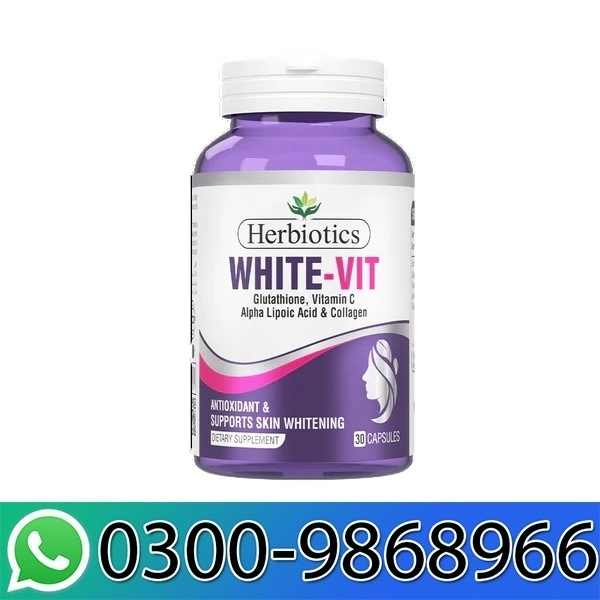 Herbiotics White Vit Capsule in Pakistan