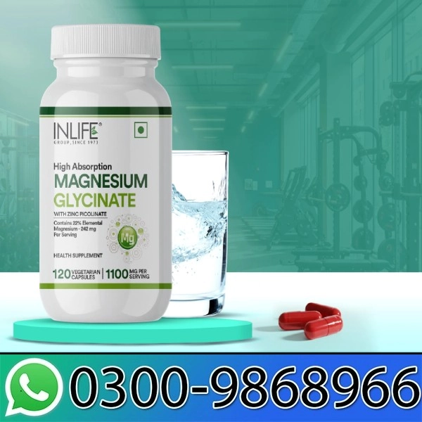 Inlife Magnesium Glycinate Capsules In Pakistan