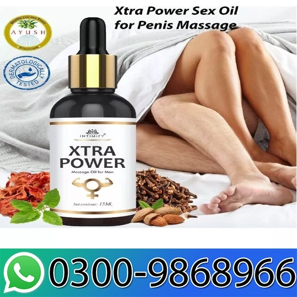 Intimify Xtra Power Massage Oil For Men Price in Pakistan