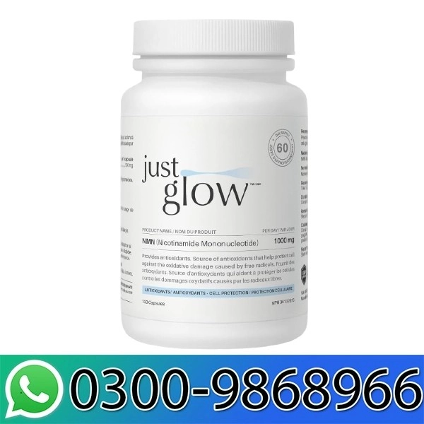 Just Glow NMN 1000mg, 120 Capsules In Pakistan
