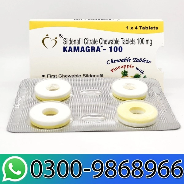 Kamagra 100mg Chewable in Pakistan