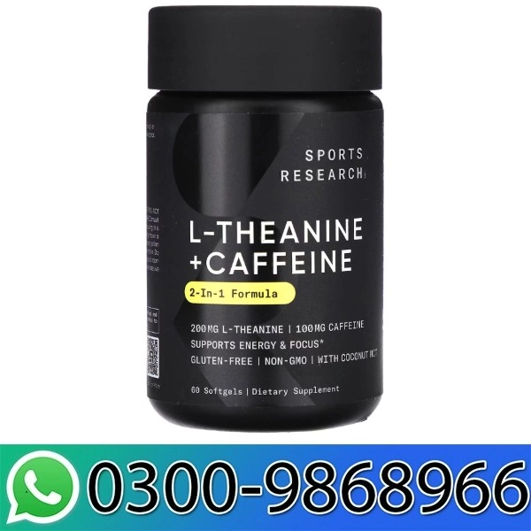 L-Theanine+Caffeine 2 In 1 Capsule Price In Pakistan