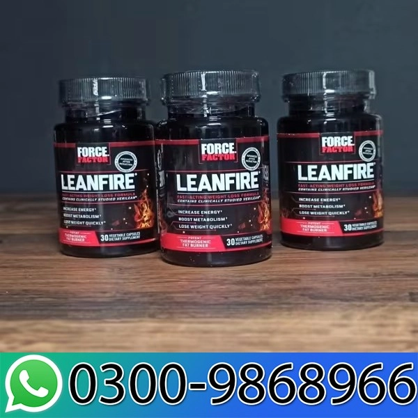 Leanfire Xt Thermogenic Fat Burner Supplement In Pakistan