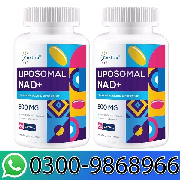 Liposomal NAD 500mg With TMG 250mg Softgels in Pakistan