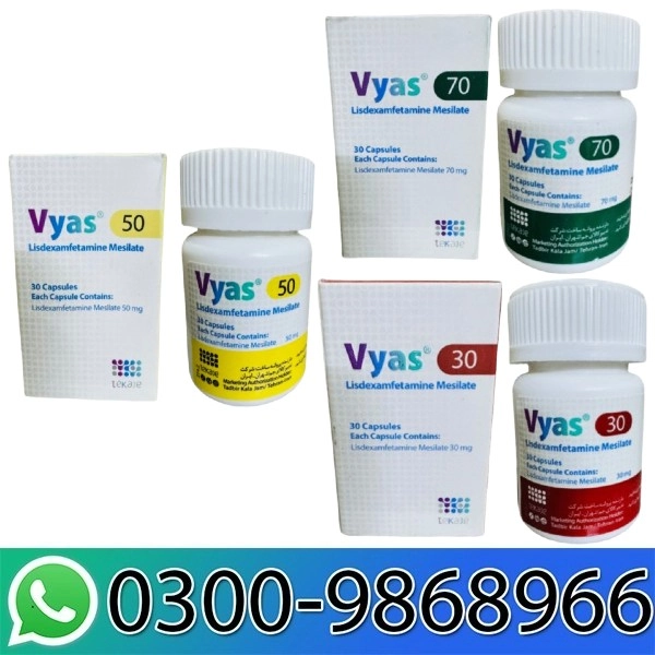 Lisdexamfetamine 30mg 50mg 70mg Price in Pakistan