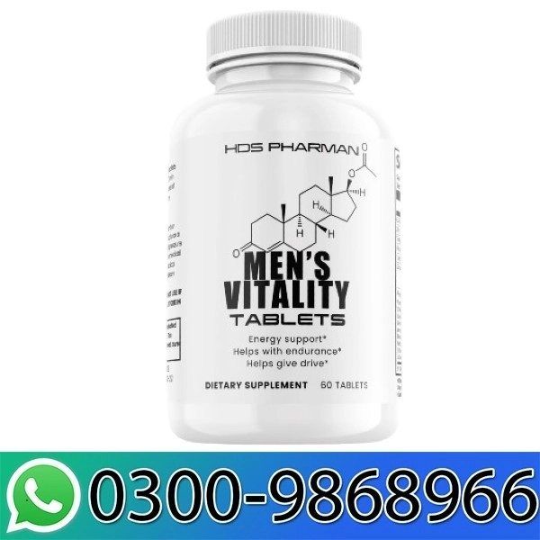 Men Vitality Herbal Supplements 60 Tablets In Pakistan