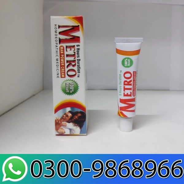 Metro Cream Homoeopathic Man Power Cream 100% Result In Pakistan