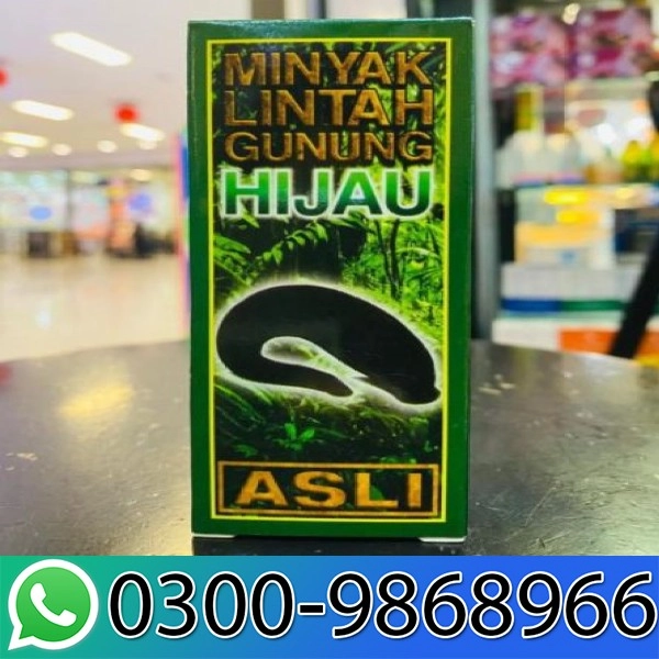 Minyak Lintah Gunung Hijau Oil in Pakistan