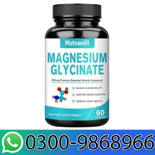Mutsweet Magnesium Glycinate Capsule 500mg In Pakistan