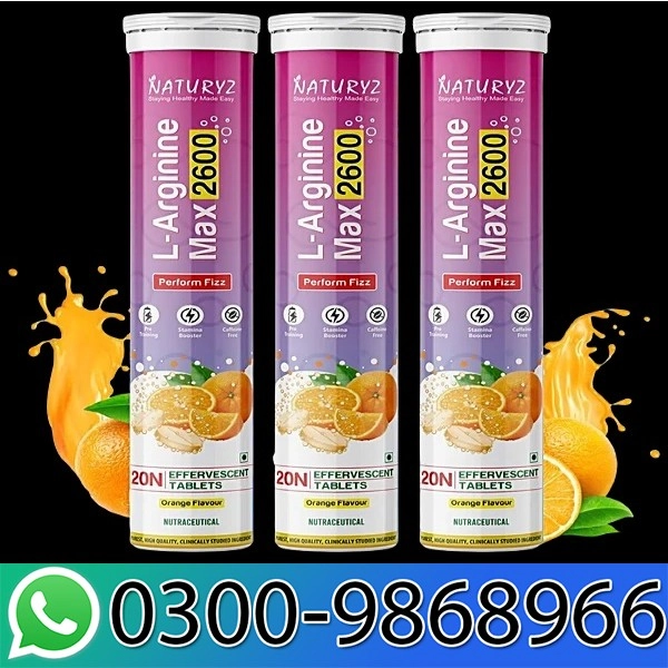 Naturyz L arginine Max 2600 Effervescent Tablets In Pakistan