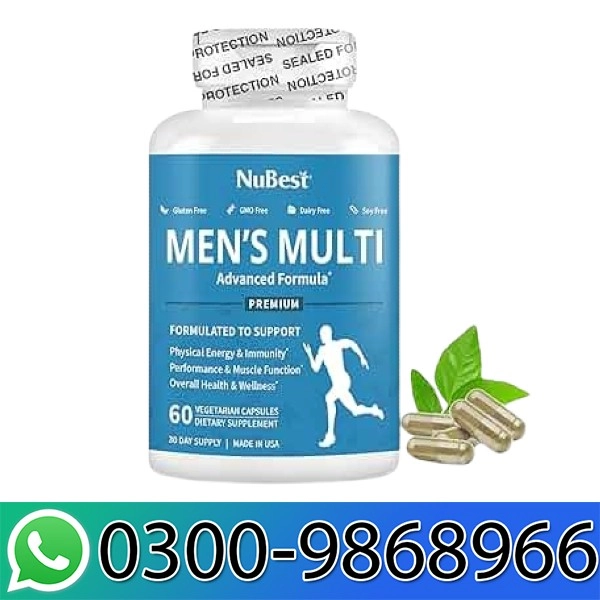 Nubest Men’s Multi Advanced Herbal Supplement for Men In Pakistan