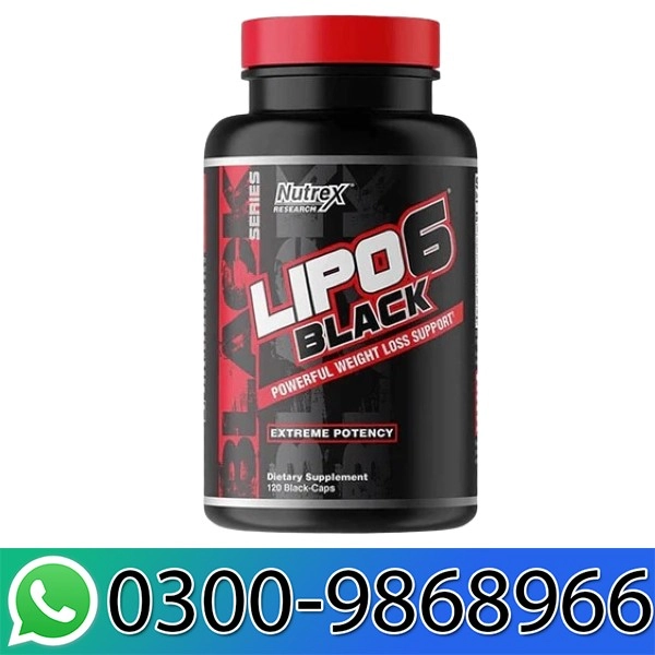 Nutrex Lipo 6 black in Pakistan