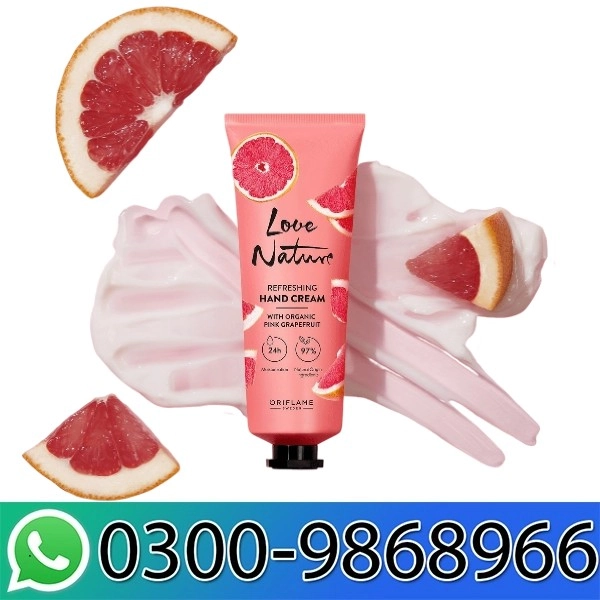 Oriflame Love Nature Refreshing Hand Cream In Pakistan