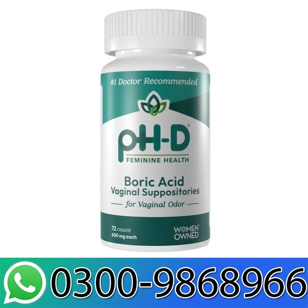 PH-D Feminine Health Boric Vaginal Suppositories In Pakistan