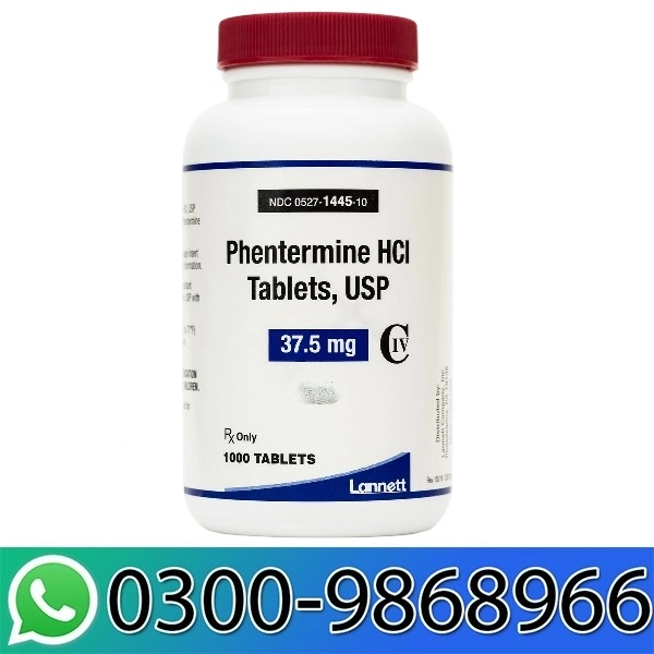 Phentermine Hydrochloride Tablets USP 37.5 Mg In Pakistan