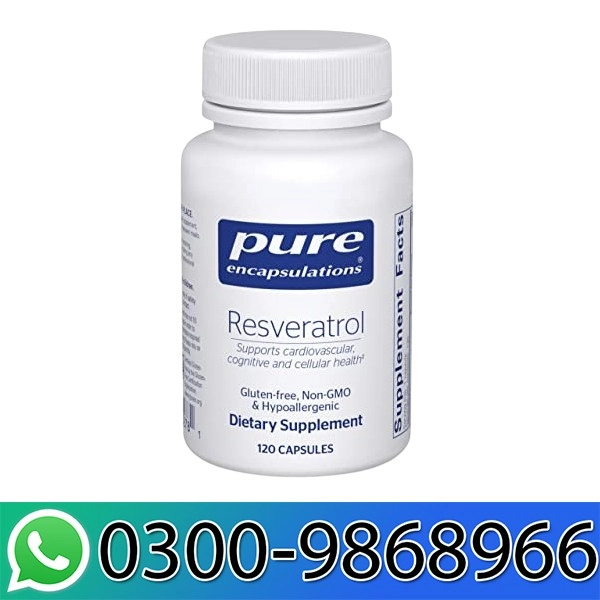 Pure Encapsulations Resveratrol EXTRA – Hypoallergenic In Pakistan