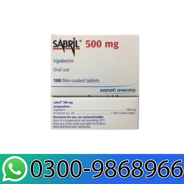 Sabril 500mg 100 Tablets Price In Pakistan
