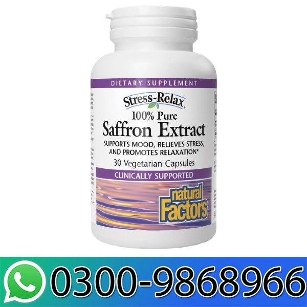Saffron Extract Veggie Capsules In Pakistan