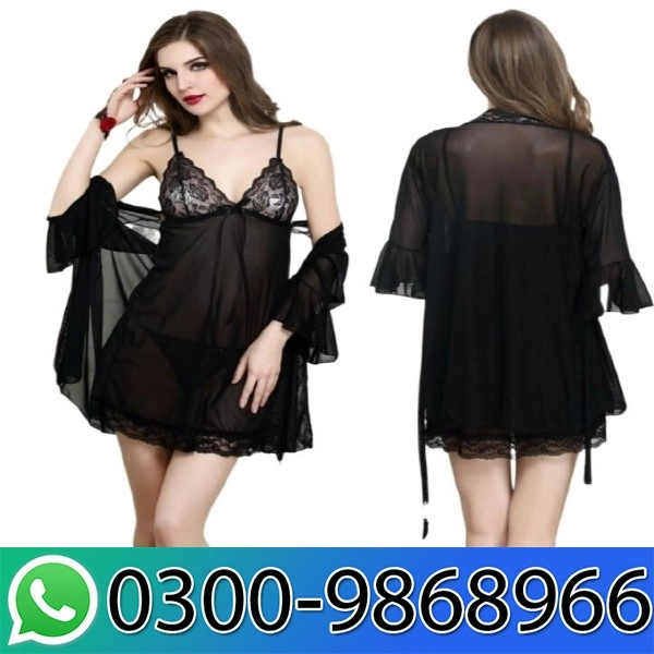 Sexy Nighty Set 3 Piece Women in Pakistan