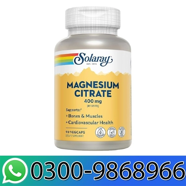 Solaray Magnesium Citrate 400mg In Pakistan