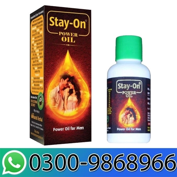 Stay-On Power Oil For Men in Pakistan