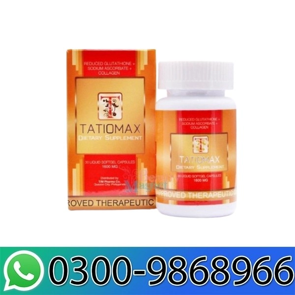 Tatiomax plus 1600mg softgels in Pakistan