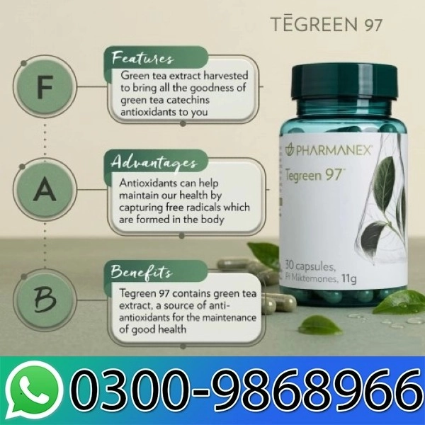 Tegreen 97® Capsules Price In Pakistan