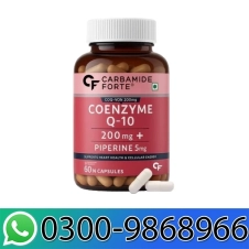 Carbamide Forte Coenzyme Q10 200mg + Piperine 5mg Capsule In Pakistan