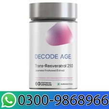 Decode Age Trans-Resveratrol 250 Vegan Capsule In Pakistan