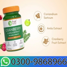 Pure Nutrition Cranberry & Amla Extract With Herbs & Probiotics Veg Capsule In Pakistan