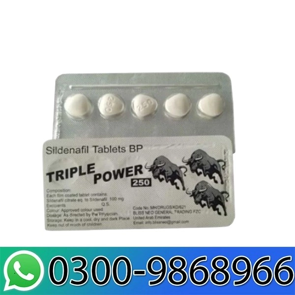 Triple Power 250Mg Tablets In Pakistan