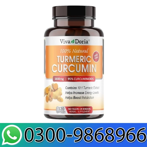 Turmeric Curcumin Ginger 95% Curcuminoids 1950mg Capsules In Pakistan