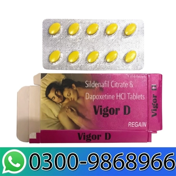 Vigor D Sildenafil & Dapoxetine Tablet In Pakistan