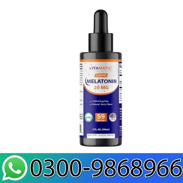Vitamatic Melatonin 20mg Liquid Drops In Pakistan