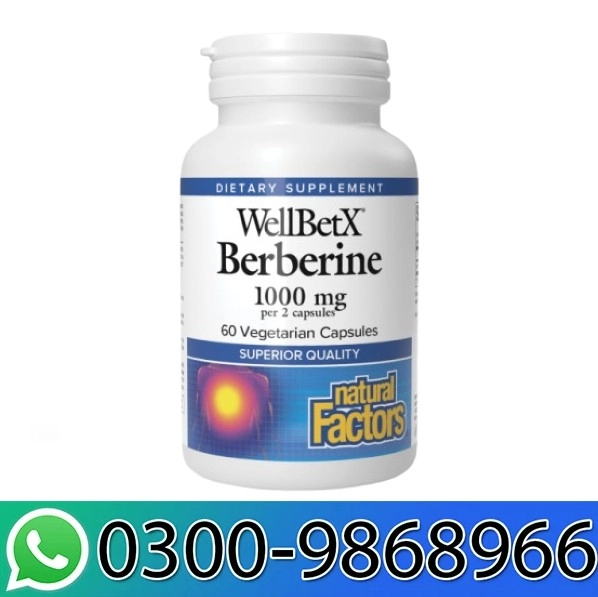 WellBetX Berberine 500mg In Pakistan