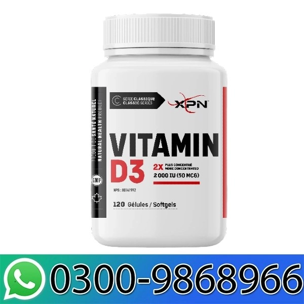 Xpn Vitamin D3+K2 Capsules In Pakistan